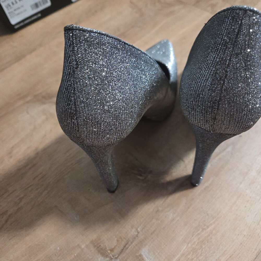 Black silver shoes
